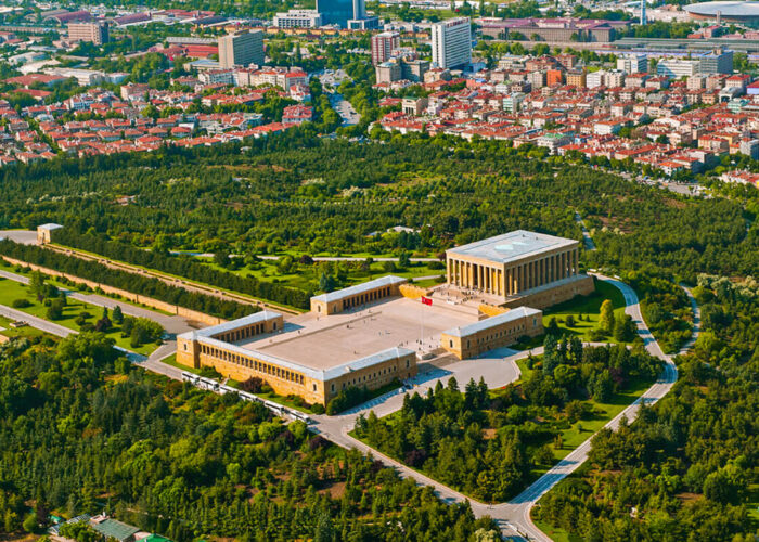 El mausoleo de Ataturk desde arriba