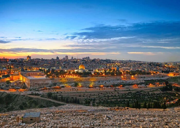 israel al atardecer